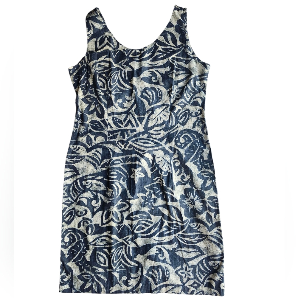 VTG Reyn Spooner Classic Hawaiian Cotton Dress Excellent Condition